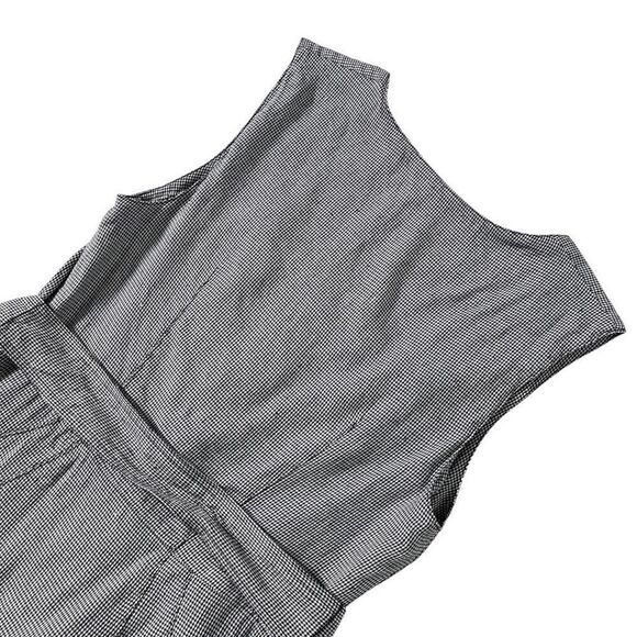 MATTHEW BRUCH Apron Mini Dress in Black Repaired - Picture 6 of 12